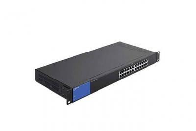 LINKSYS  LGS124P Switch non manageable PoE+ (30W) 24 ports Gigabit