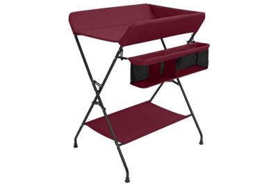 VIDAXL  - Table &agrave; langer Rouge Fer Rouge