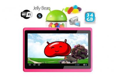 YONIS Tablette Tactile 7 Pouces Multi Touch Android Google Play Wifi 40Go Rose -  