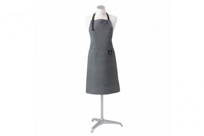 DOUCEUR D INTERIEUR Tablier +poche 60 x 84 cm chambray uni harold Gris