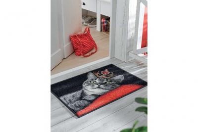 KLEEN TEX Tapis chambre paillasson royal cat tx noir 50 x 75 cm paillassons par  
