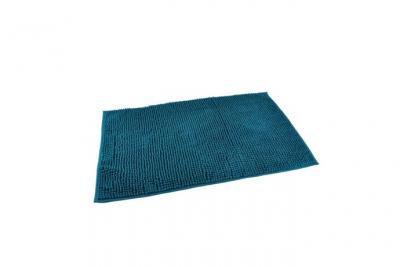 PARIS PRIX  - Tapis De Bain Microfibre sweety 45x75cm Bleu Canard