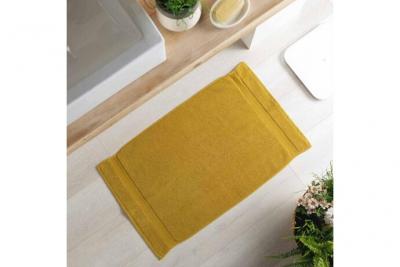 PARIS PRIX Tapis de Bain 50 x 85 cm Colors Miel - Eponge Unie