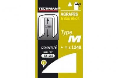CENTRALE BRICO Techman - Agrafes 18 mm - type M