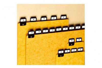 REXEL  Valrex Intercalaires Pour Bo&icirc;tes &Agrave; Fiches, A6 Paysage, Lot De 25