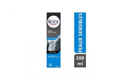VEET  Men Cr&egrave;me D&eacute;pilatoire Peaux Sensibles 200ml
