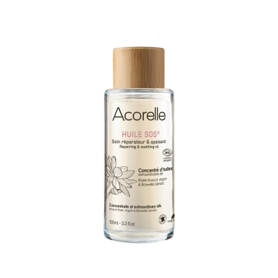 ACORELLE  - Huile BIO SOS - Soin r&eacute;parateur et apaisant - 100 ml