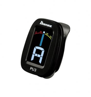 IBANEZ  Pu3-Bk - Accordeur Chromatique &Agrave; Pince - Noir