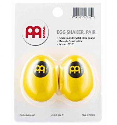 MEINL Percussions  OEUF SHAKER PLASTIQUE JAUNE Guiros - shakers