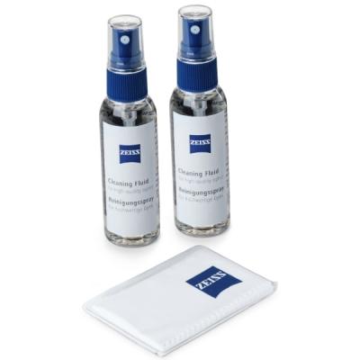 ZEISS  Kit Spray Nettoyant x2 + Chiffon Microfibre