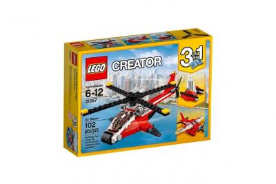 Lego Creator - L&acute;h&eacute;licopt&egrave;re rouge - 31057