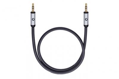 OEHLBACH  60013 i-Connect C&acirc;ble 3,5mm jack/jack 1,50m Noir