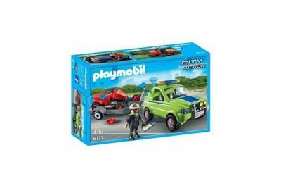 Playmobil - 6111 - Jardinier avec vhicule et Tracteur Tondeuse