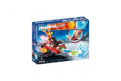Playmobil Action 6834 Robot de feu avec lance-disques