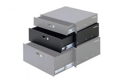 ADAM HALL  - Tiroir De Rack - Noir - 2u - 19