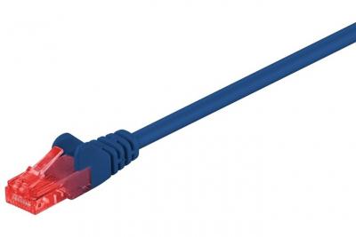 WENTRONIC Goobay 68452 c&acirc;ble de r&eacute;seau Bleu 2 m Cat6 U/UTP (UTP) - Neuf