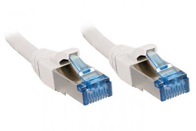 LINDY  C&acirc;ble r&eacute;seau Cat.6A S/FTP, cuivre, LSOH, 500MHz, Blanc, 3m