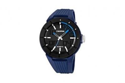CALYPSO Montre  K5629-3 - Montre Sport Noire Bleue Homme
