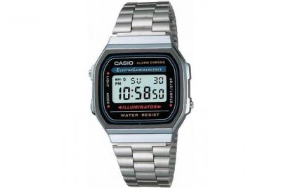 CASIO  Vintage A168WA-1WDF - Montre-Bracelet Num&eacute;rique, Argent