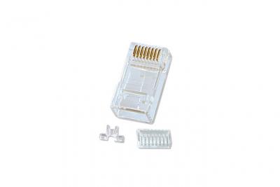 LINDY  62430 connecteur de fils RJ-45 8-pin cat.6 Transparent