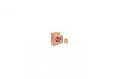 HAPE  blocs de bois puzzle Amiti&eacute; 9 pi&egrave;ces