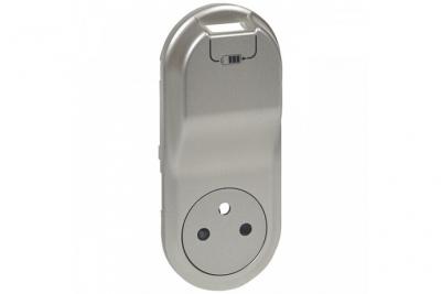 LEGRAND Enjoliveur Titane Mono Usb Et Prise De Courant