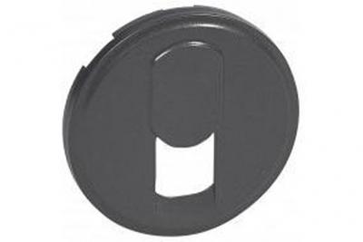 LEGRAND Enjoliveur graphite - Prise t&eacute;l&eacute;phonique simple RJ 45 - C&eacute;liane - 