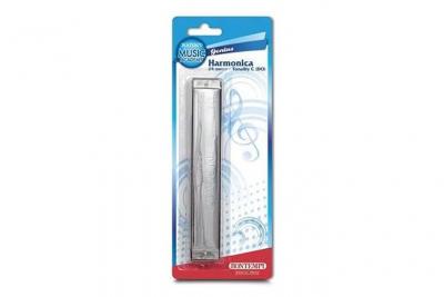 BONTEMPI Harmonica m&eacute;tal 24 notes l 18 cm - 