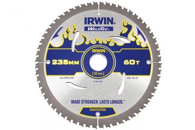 IRWIN Lame de scie circulaire portative Weldtec &Oslash; 165x30 mm 24 dents