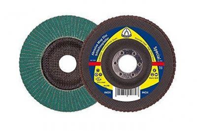 Klingspor schleifmopteller smt 628 125 x 22,23 mm, 10 pi&egrave;ces, grain 80, 322799 droite