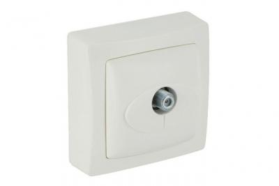 LEGRAND Prise TV pour satellite pour moulure Appareillage Saillie - Blanc