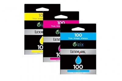 LEXMARK  100 Cartouche d'encre d'origine Tricolore