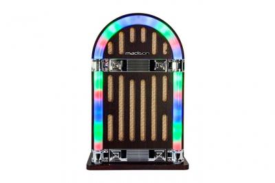 MADISON  MAD-JUKEBOX10 - Jukebox vintage autonome avec bluetooth 