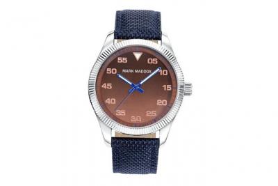 MARK MADDOX Montre Homme  Mod. Hc2005-65 - Acier - 41mm - Nylon - Etanche30 Me Dsp
