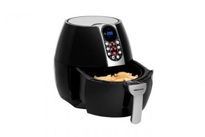 MEDION Friteuse &agrave; air chaud - MD17320 - 1500W - 2,8L - Affichage num&eacute;rique - 8 programmes - Noir