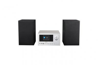 P85003 - Micro Syst&egrave;me Audio - DAB+ - WiFi - Lecteur CD - Bluetooth - Argent