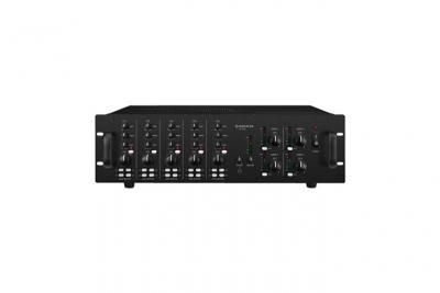 MONACOR PA-12040 ampli/unit&eacute; de mixage mono &agrave; 4 canaux avec 4 zones