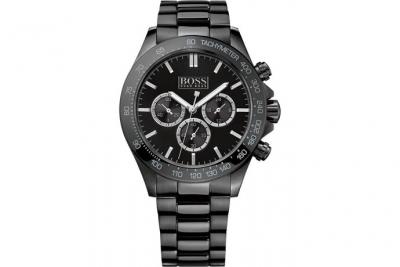 HUGO BOSS Montre Homme  Ikon 1512961 Bracelet acier noir