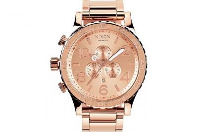 NIXON Montre Homme  The 51-30 Chrono A083-897 en acier or rose