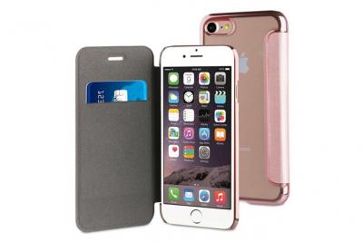 MUVIT Folio Bling Or Rose: Apple Iphone 6/6S/7/8 - Neuf