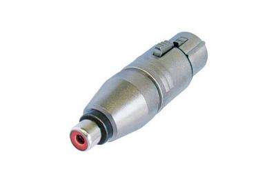 NEUTRIK Adaptateur xlr xlr 3 broches femelle - rca femelle argent