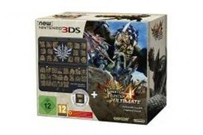 New Nintendo 3DS - Monster Hunter 4 Ultimate Pack - Console de jeu portable - noir - Monster Hunter 4 Ultimate
