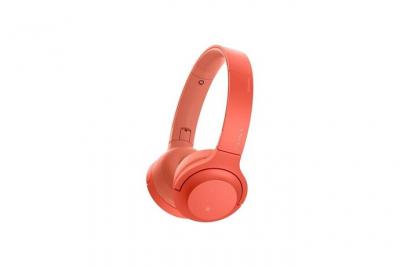 SONY  h.ear on 2 Mini Wireless WH-H800 - &Eacute;couteurs - circum-aural - Bluetooth - sans fil - NFC* - rouge cr&eacute;puscule 