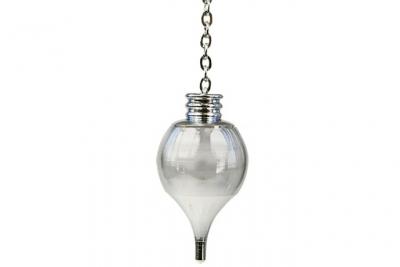  Pendule T&eacute;moin 55 gr couleur argent Chrom&eacute;