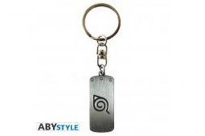 NARUTO  - Konoha Symbol - Porte Clefs - gris - Onesize - M&eacute;tal