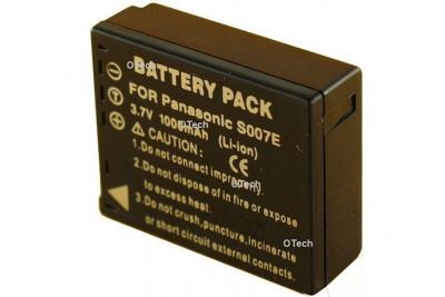 OTECH Batterie pour PANASONIC LUMIX DMC-TZ3 -  