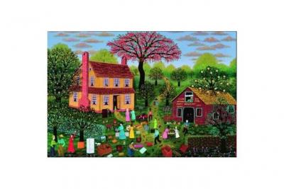 POMEGRANATE Puzzle 500 Pi&egrave;ces : Mattie Lou O'Kelley : Vide grenier,  