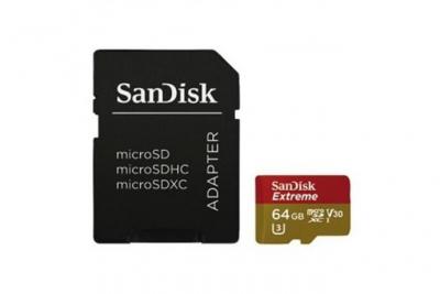 SANDISK  extreme microsdxc 64gb uhs-i