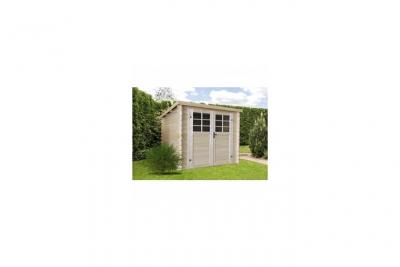 SOLID Abri de jardin bois Mafra / toit plat / 7.53m&sup2; / 28mm