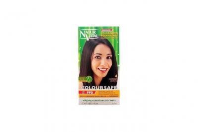 NATURVITAL  Coloursafe Coloration Permanente 4Brown 150ml